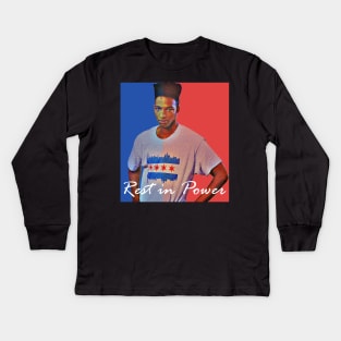 Etika rest in power Kids Long Sleeve T-Shirt